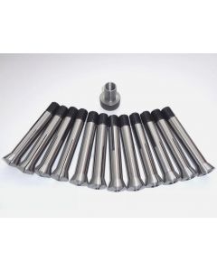 Spannzangensatz 328E M16x1,2L Durchmesser 1-13mm, 1mm-steigend mit Pinole (SO)