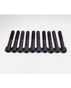 10x Inbußschraube, Zylinderschraube Schwarz Brüniert M8x55 DIN912 12.9 (neu)